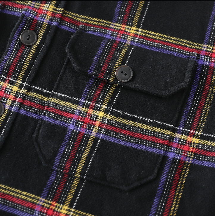 Montaro® Chaqueta-Camisa de Franela para Hombre con Forro Cálido