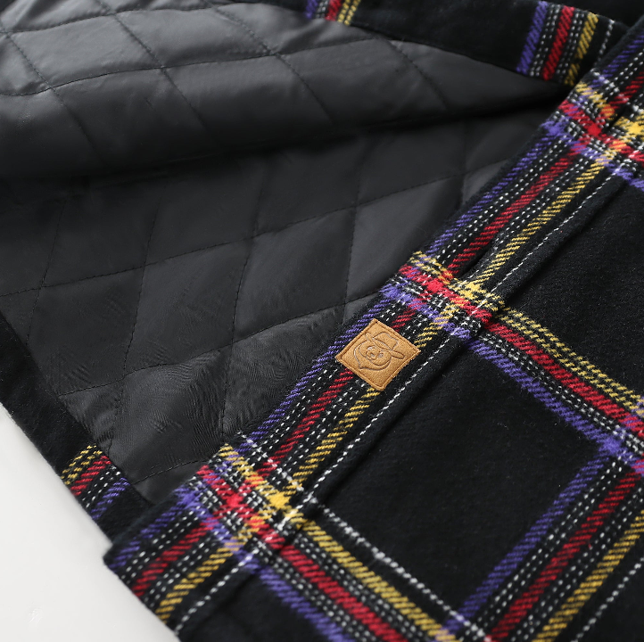 Montaro® Chaqueta-Camisa de Franela para Hombre con Forro Cálido