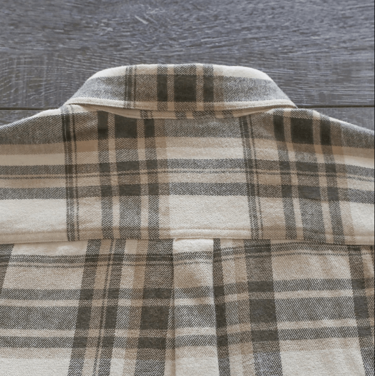 Camisa de Franela Hombre – Manga Larga Casual, Corte Medio - Montaro Store