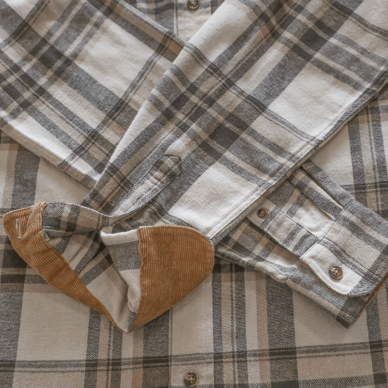 Camisa de Franela Hombre – Manga Larga Casual, Corte Medio - Montaro Store
