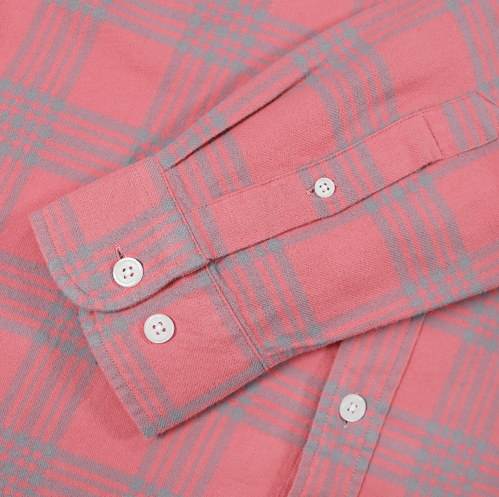 Camisa de Franela Montaro® para Hombre – 100% Algodón, Manga Larga, Cuadro Clásico, Suave y Casual - Montaro Store