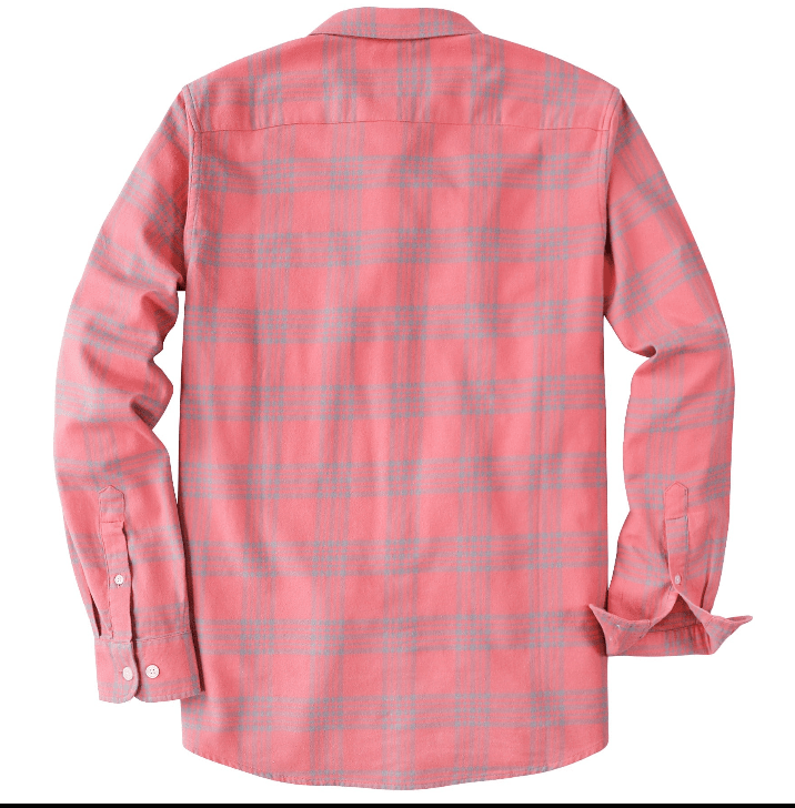 Camisa de Franela Montaro® para Hombre – 100% Algodón, Manga Larga, Cuadro Clásico, Suave y Casual - Montaro Store