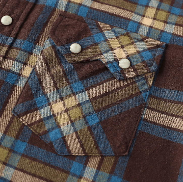 Camisa de Franela Montaro® para Hombre de Manga Larga - Montaro Store