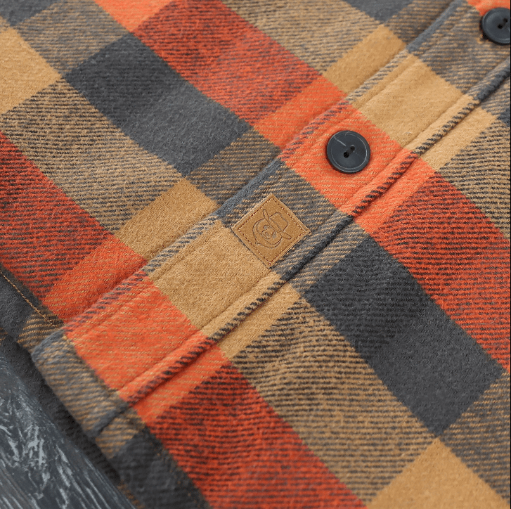 Chaqueta de franela a cuadros Montaro® para hombre — ligera, forrada, de manga larga y casual - Montaro Store