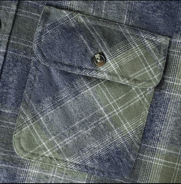 Montaro® Camisa de Franela Verde para Hombre – Manga Larga, Botones, Estilo Casual y Funcional - Montaro Store