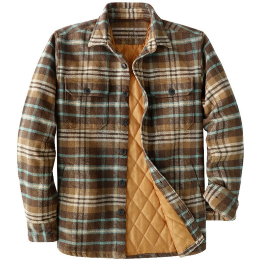 Montaro® Camisa Flannel Ultra Pesada para Hombre – Manga Larga, Botones, Puños de Ante - Montaro Store