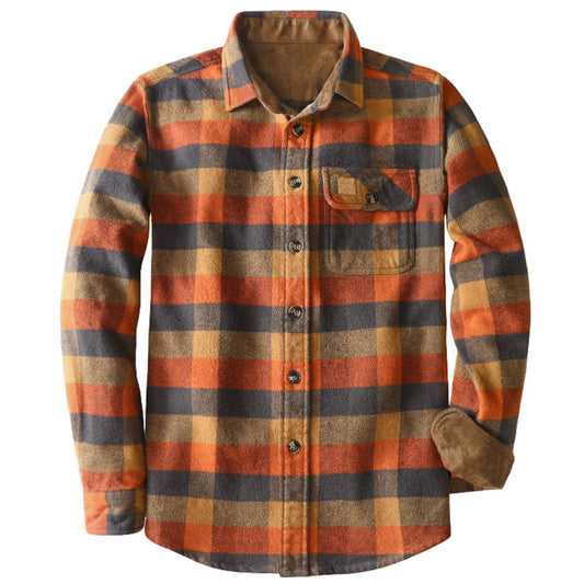 Montaro® Camisa Flannel Ultra Pesada para Hombre – Manga Larga, Botones, Puños de Ante - Montaro Store