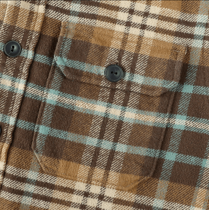 Montaro® Camisa Flannel Ultra Pesada para Hombre – Manga Larga, Botones, Puños de Ante - Montaro Store