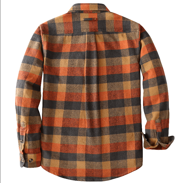 Montaro® Camisa Flannel Ultra Pesada para Hombre – Manga Larga, Botones, Puños de Ante - Montaro Store